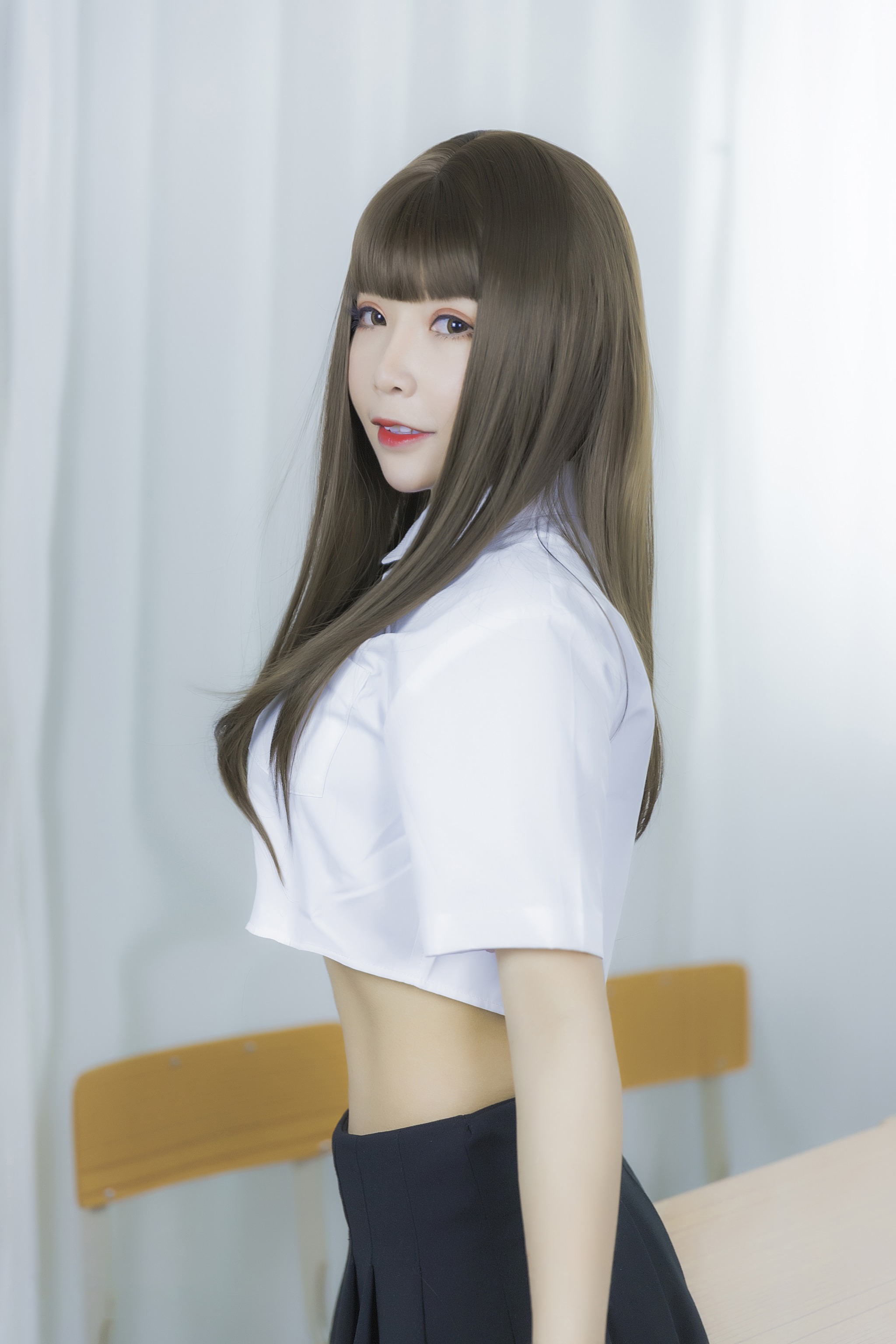 图片[1]-抱走莫子aa – NO.002 等你下课[42P]-XikXak